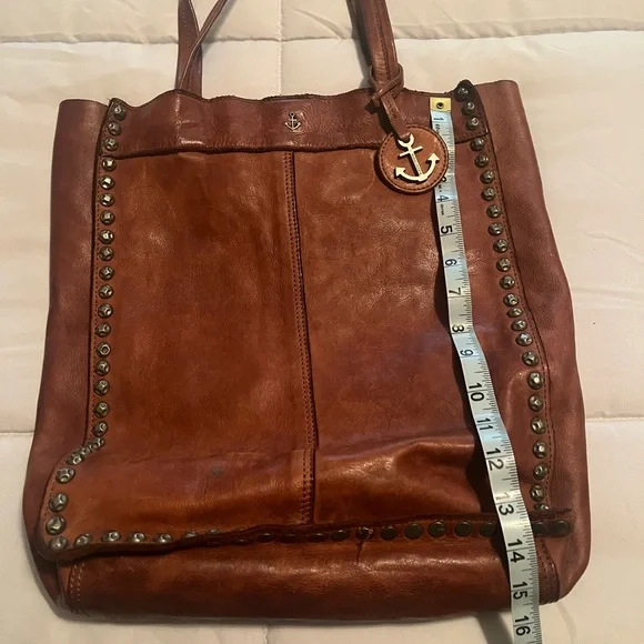 Harbour Brown leather Bag with Brown Leather Trim - Picture 3 of 4